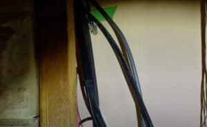 How to Hide TV Wires Over Brick Fireplace